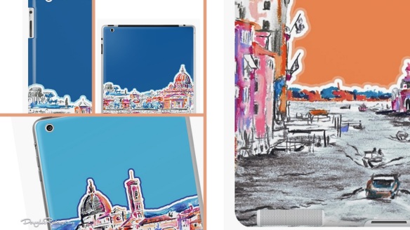 Italian Modern Art iPad cases and skins