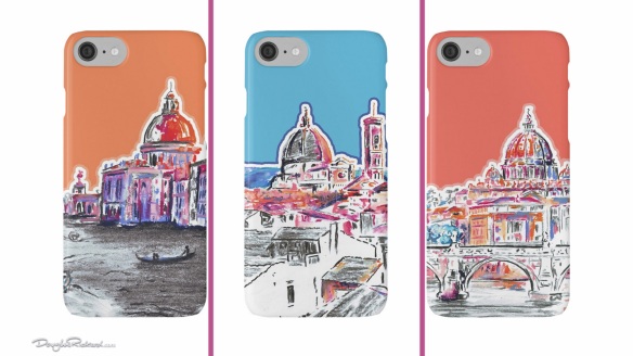 Modern Italian Art iPhone cases